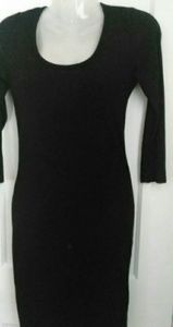 Black slim fit party dress
